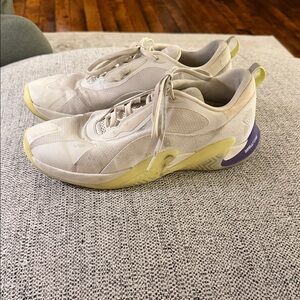 RAD Global Men’s Stylish Cream and Yellow and Purple Sneakers